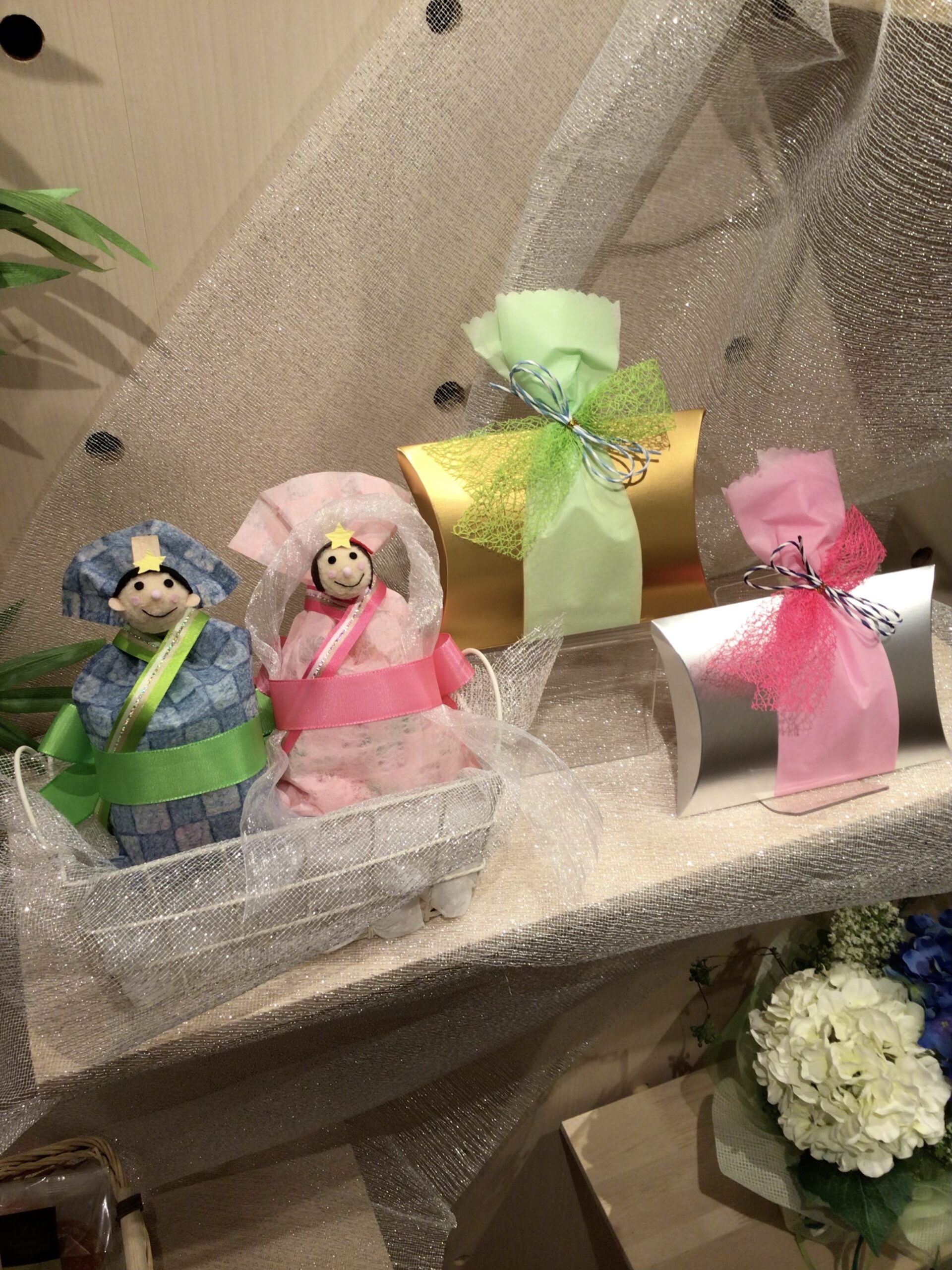 We set up a display for summer valentine